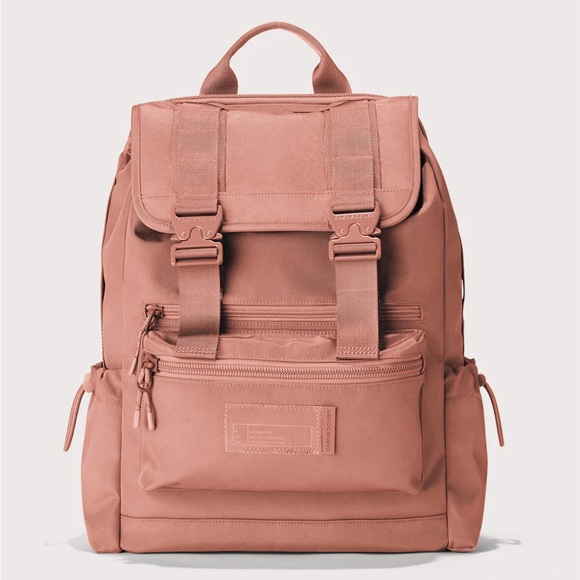 DAGNE DOVER Brooklyn Carryon Backpack in Warm Dust Nude Pink Weekender Bag main image 10